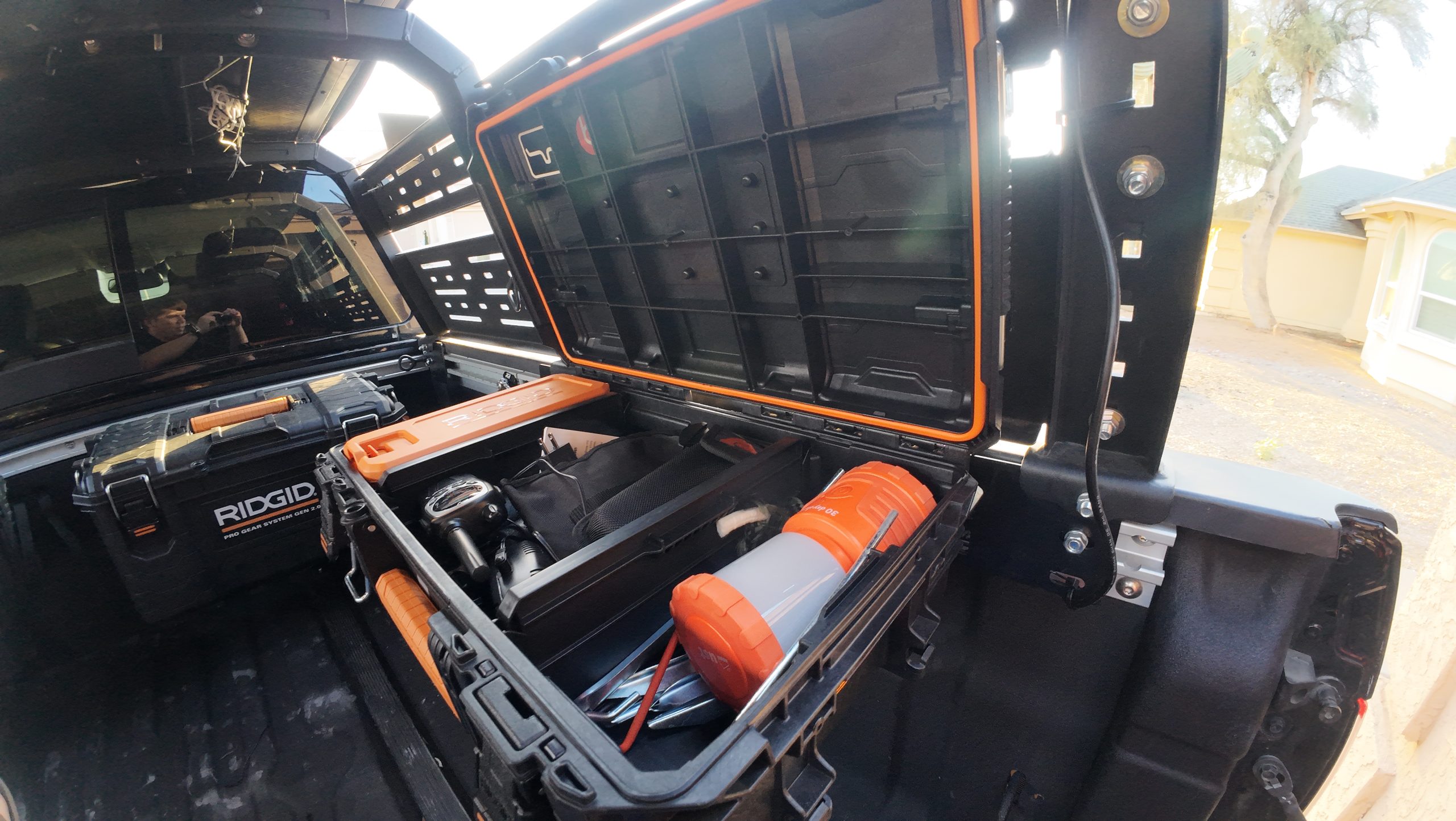 Modular truck bed storage